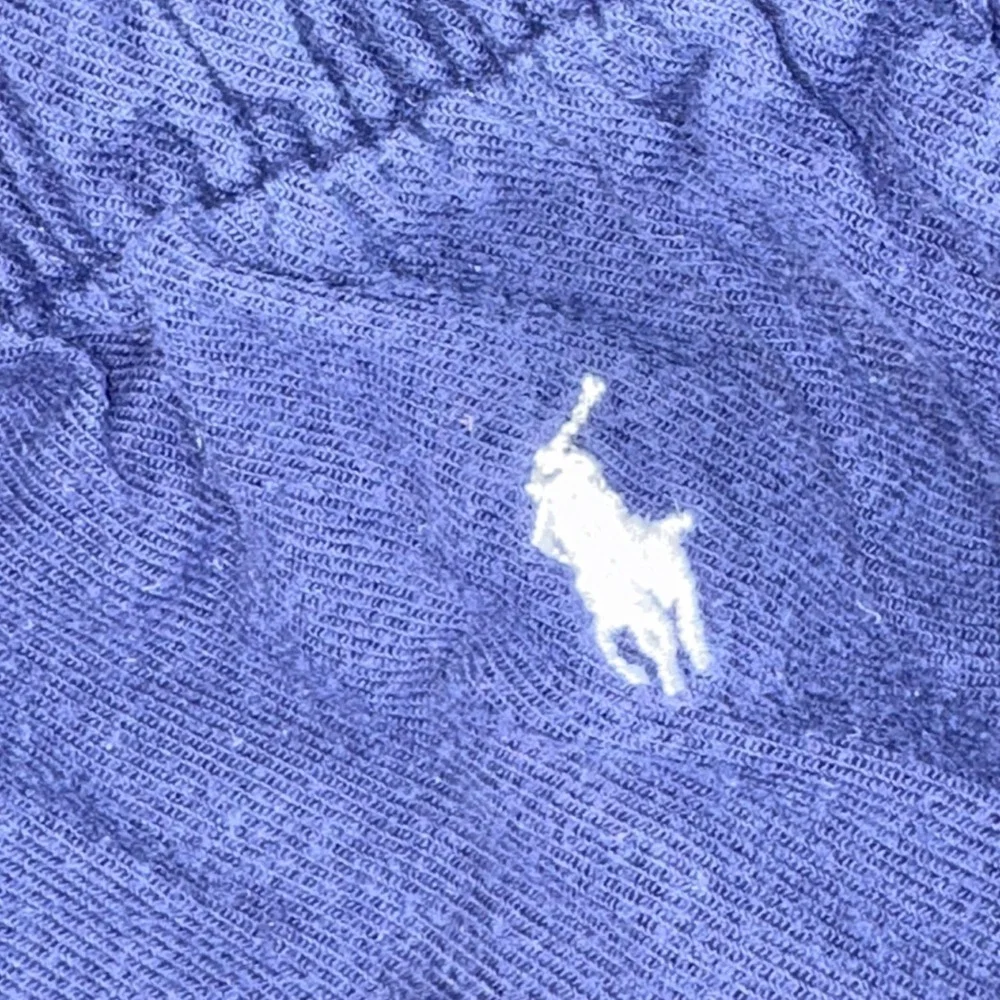 Polo Ralph Lauren Pajama Pants Large Navy Blue Excellent Cotton Drawstring Logo